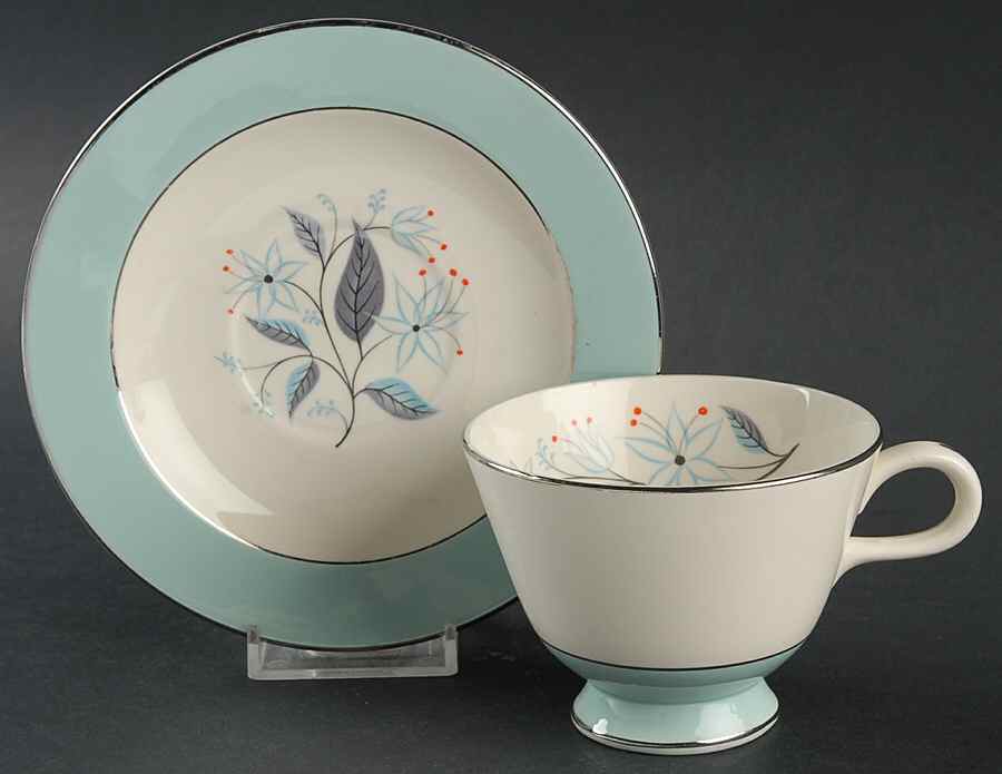 Dianne Footed Cup & Saucer Set by Harmony House China-1
