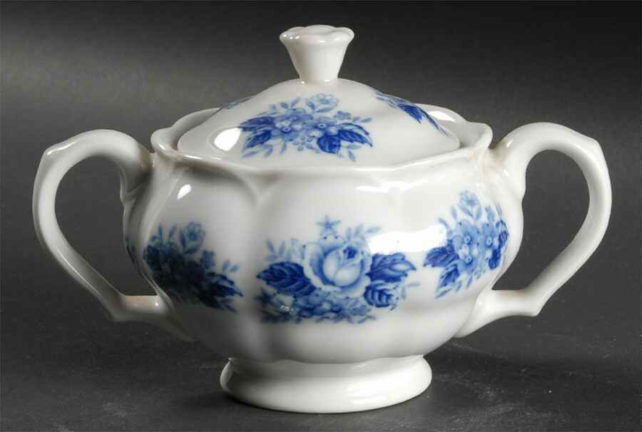 Dorchester Sugar Bowl & Lid by Harmony House China-1