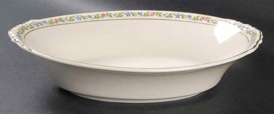Dorset 10" Oval Vegetable Bowl by Harmony House China-1
