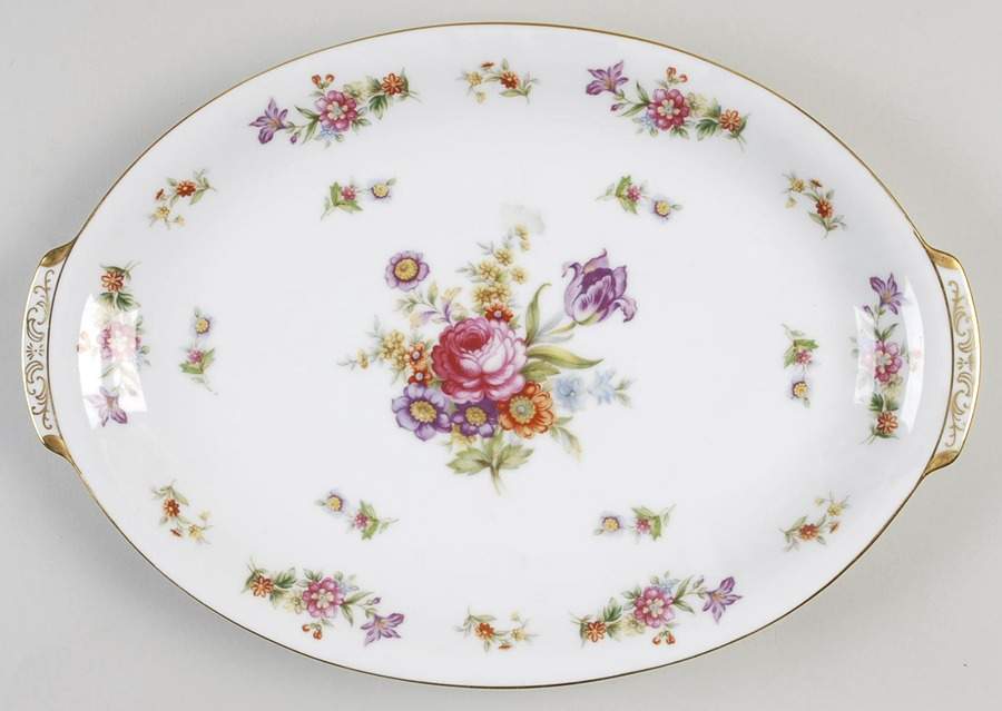 Dresdania 14" Oval Serving Platter by Harmony House China-1