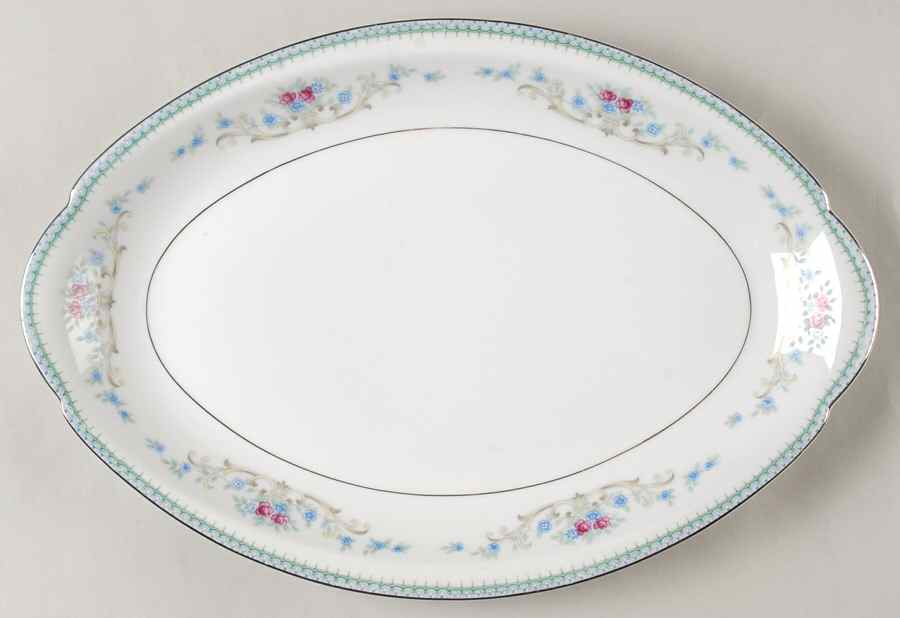 Duchess 14" Oval Serving Platter by Harmony House China-1