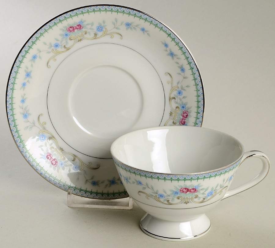 Duchess Footed Cup & Saucer Set by Harmony House China-1