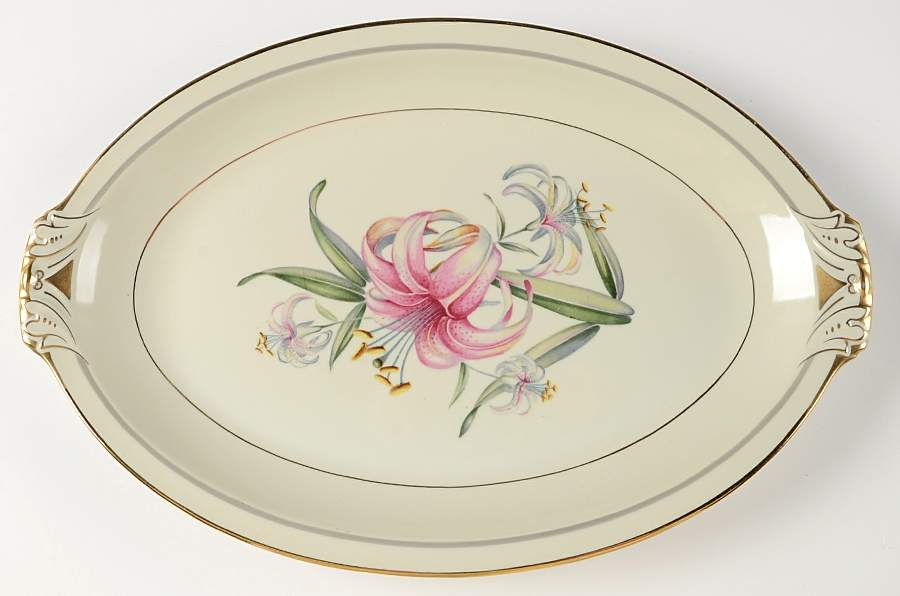 Elizabeth 15" Oval Serving Platter by Harmony House China-1