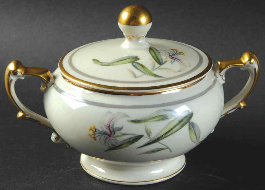 Elizabeth Sugar Bowl & Lid by Harmony House China-1