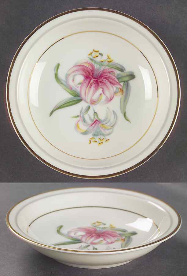 Elizabeth Rim Fruit/Dessert (Sauce) Bowl by Harmony House China-1