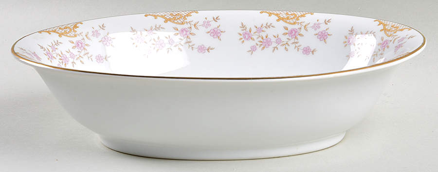 Enchantment 10" Oval Vegetable Bowl by Harmony House China-1