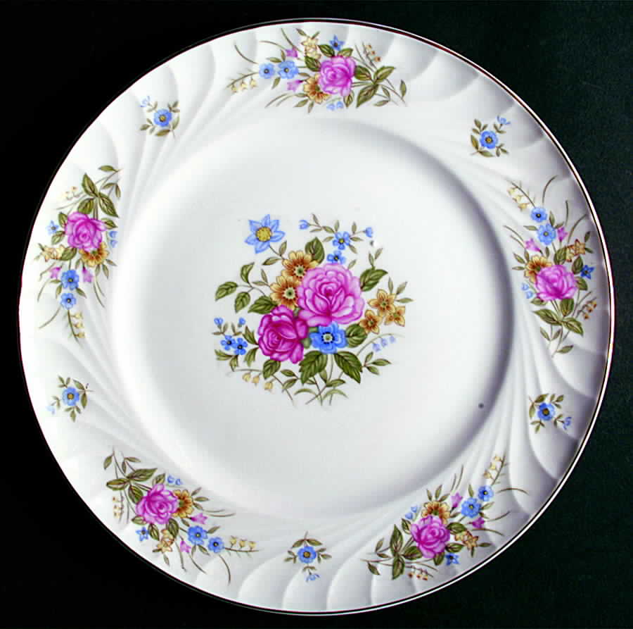 English Garden Dinner Plate by Harmony House China-1