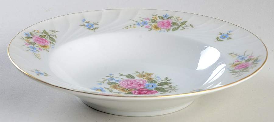 English Garden Rim Soup Bowl by Harmony House China-1