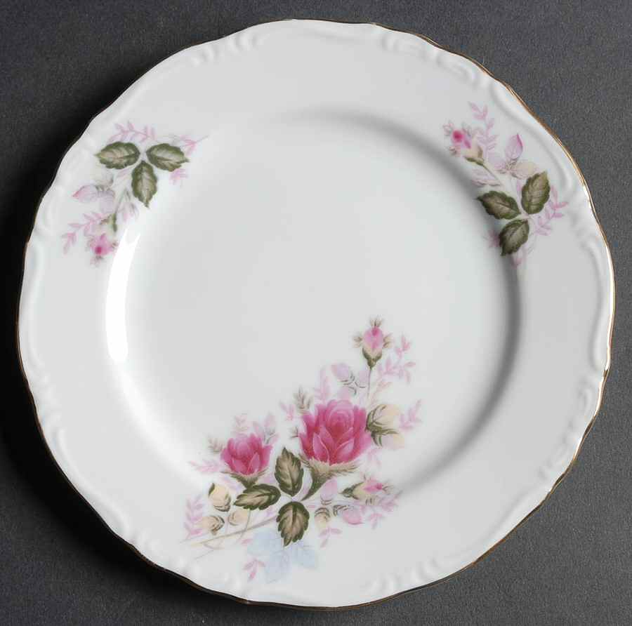 Eugenie Rose Bread & Butter Plate by Harmony House China-1