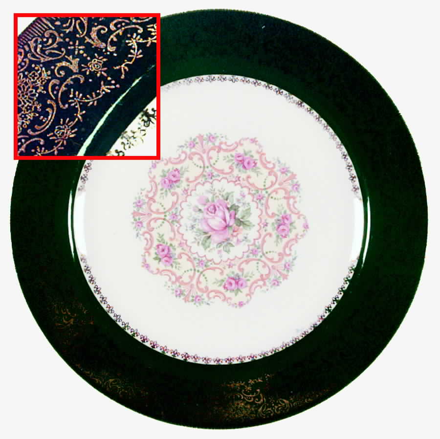 Excellency Green Dinner Plate by Harmony House China-1