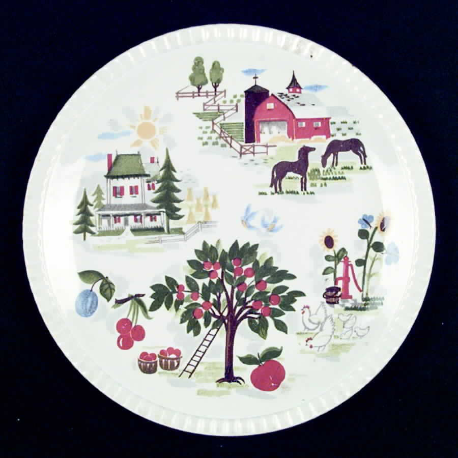 Farmer In The Dell Dinner Plate by Harmony House China-1