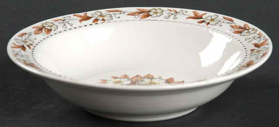 Fairfax Rim Fruit/Dessert (Sauce) Bowl by Harmony House China-1
