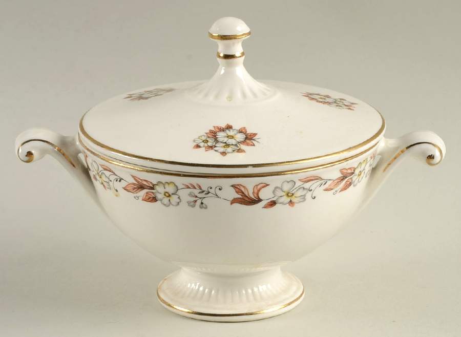 Fairfax Sugar Bowl & Lid by Harmony House China-1