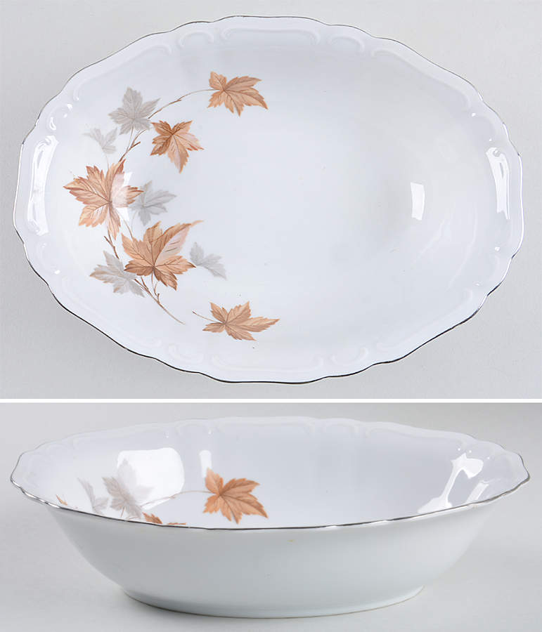 Felicia 10" Oval Vegetable Bowl by Harmony House China-1
