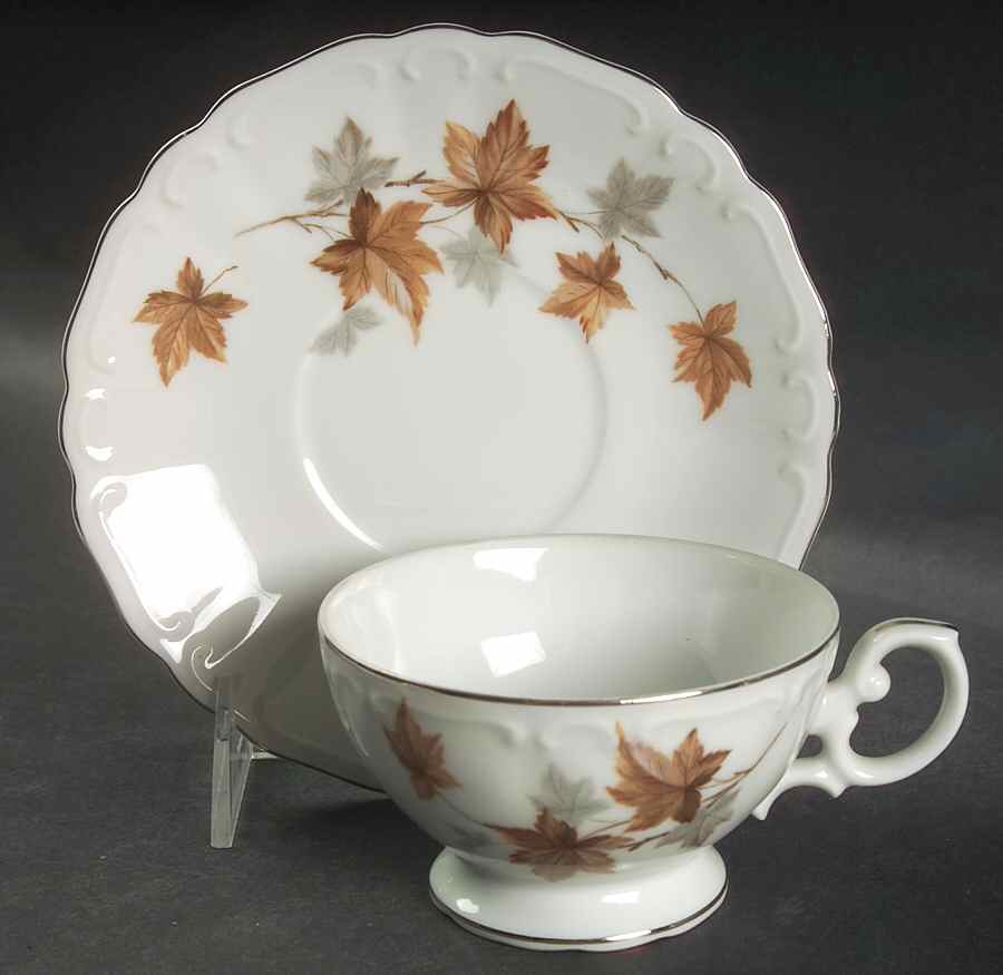 Felicia Footed Cup & Saucer Set by Harmony House China-1