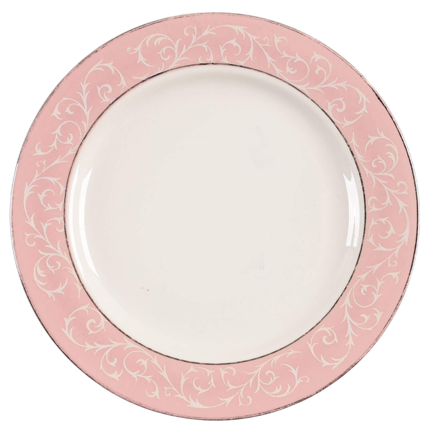 Filigree Pink Salad Plate by Harmony House China-1