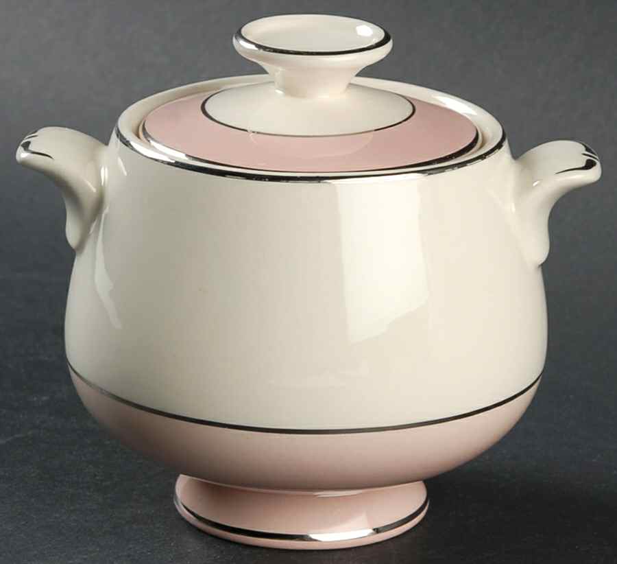 HLC3889 Sugar Bowl & Lid by Homer Laughlin -1