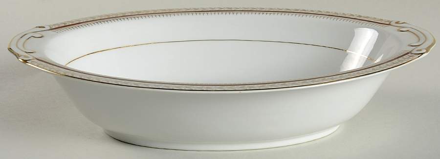 Firelight 10" Oval Vegetable Bowl by Harmony House China-1