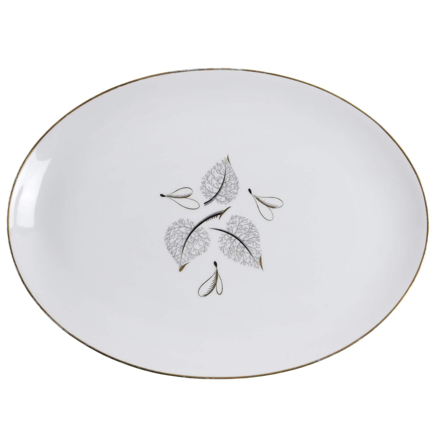 Flair 16" Oval Serving Platter by Harmony House China-1