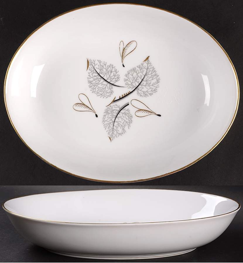 Flair 10" Oval Vegetable Bowl by Harmony House China-1