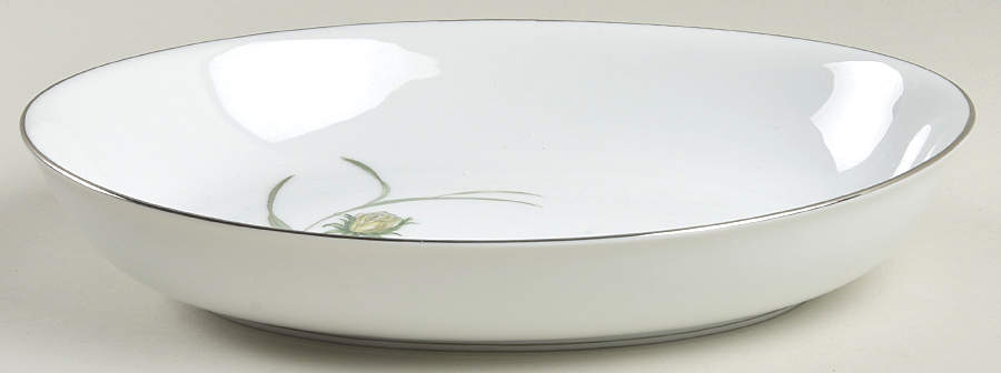 Fleur 9" Oval Vegetable Bowl by Harmony House China-1