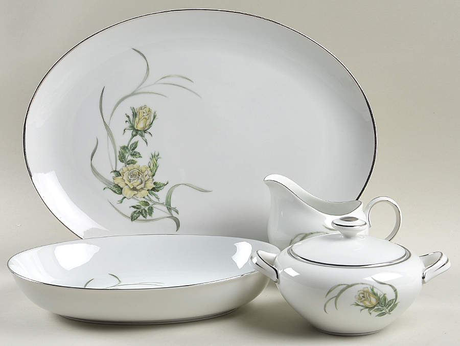 Fleur 5 Piece Hostess Set by Harmony House China-1