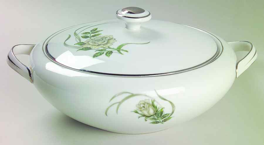 Fleur Round Covered Vegetable by Harmony House China-1