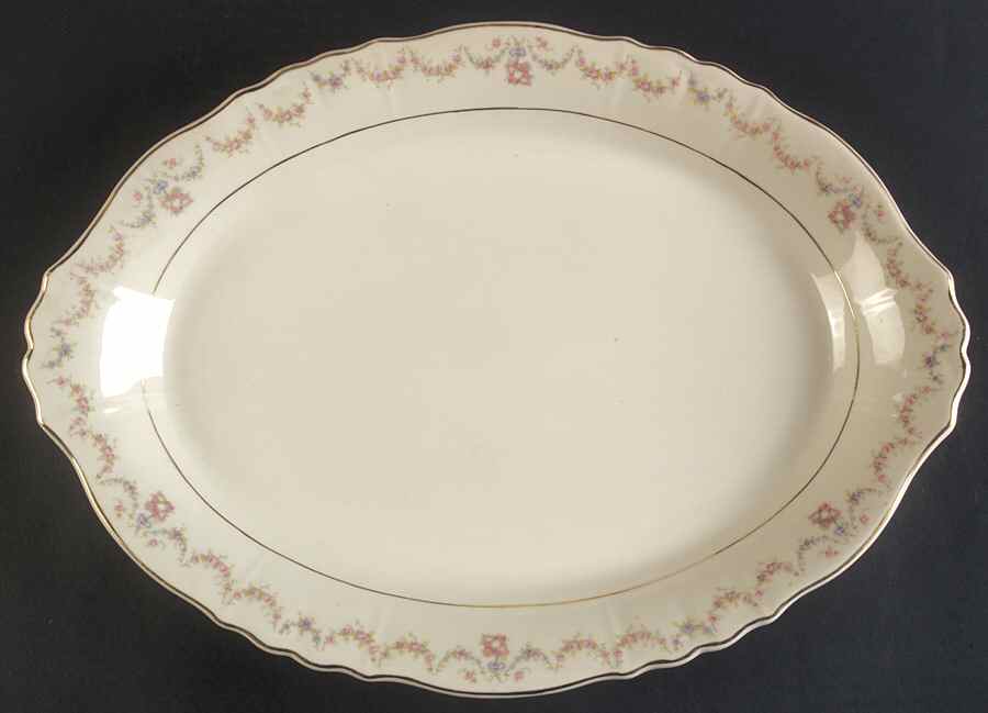 Fontaine 16" Oval Serving Platter by Harmony House China-1