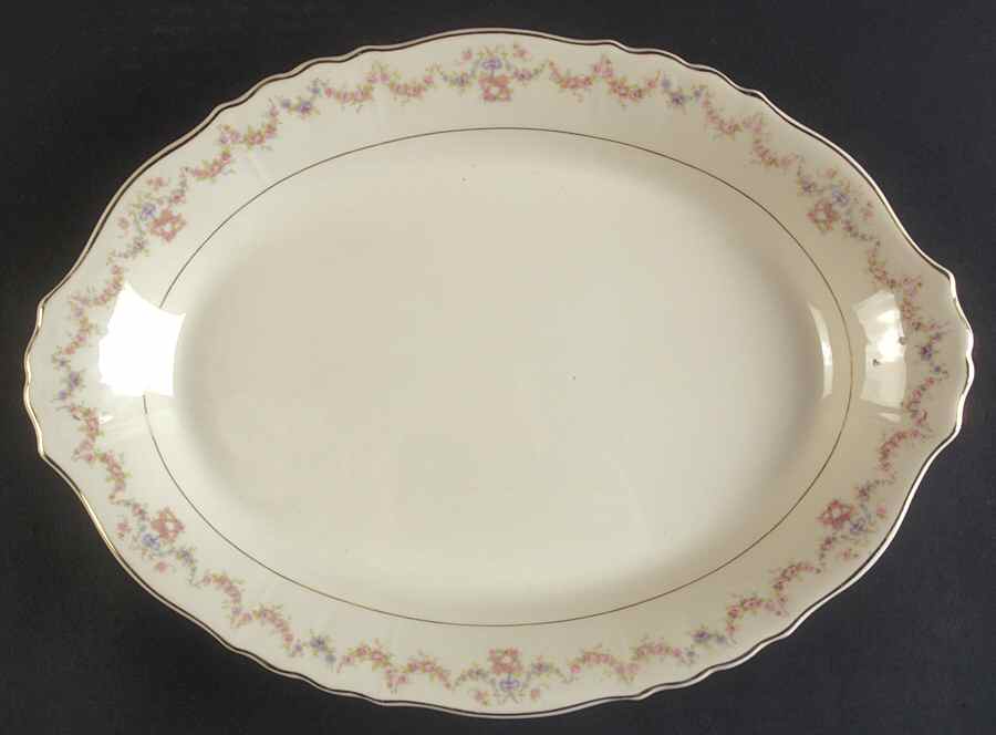 Fontaine 14" Oval Serving Platter by Harmony House China-1