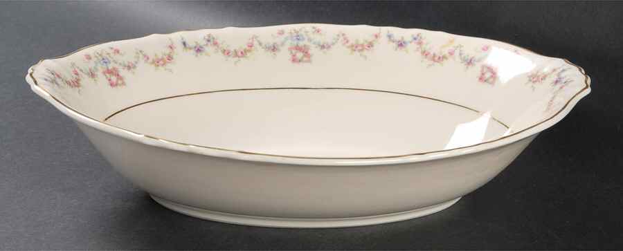 Fontaine 10" Oval Vegetable Bowl by Harmony House China-1