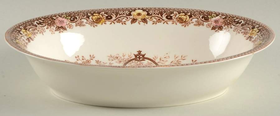 Garden Glory 10" Oval Vegetable Bowl by Harmony House China-1
