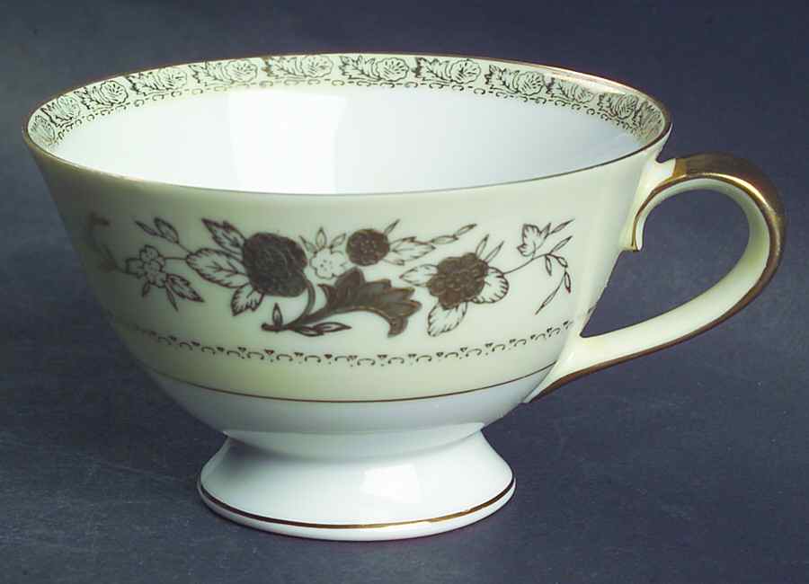 Gold Crest Footed Cup by Harmony House China-1