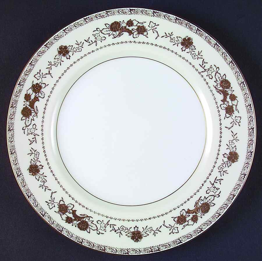 Gold Crest Dinner Plate by Harmony House China-1