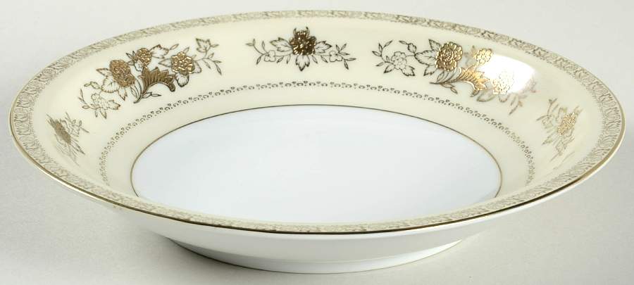 Gold Crest Rim Soup Bowl by Harmony House China-1