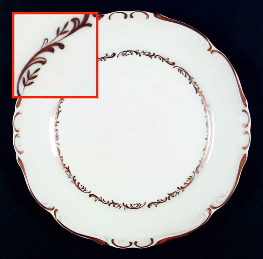Golden Lattice Dinner Plate by Harmony House China-1