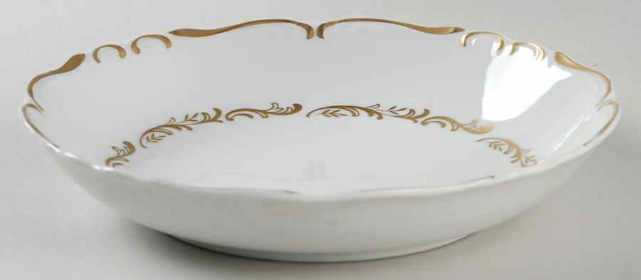 Golden Lattice Coupe Soup Bowl by Harmony House China-1