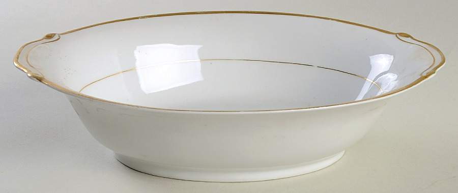 Golden Melody 10" Oval Vegetable Bowl by Harmony House China-1