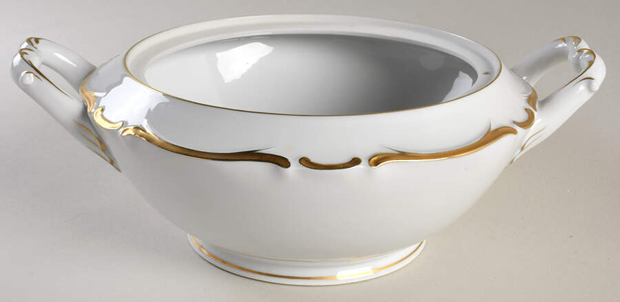 Golden Starlight Round Vegetable No Lid by Harmony House China-1