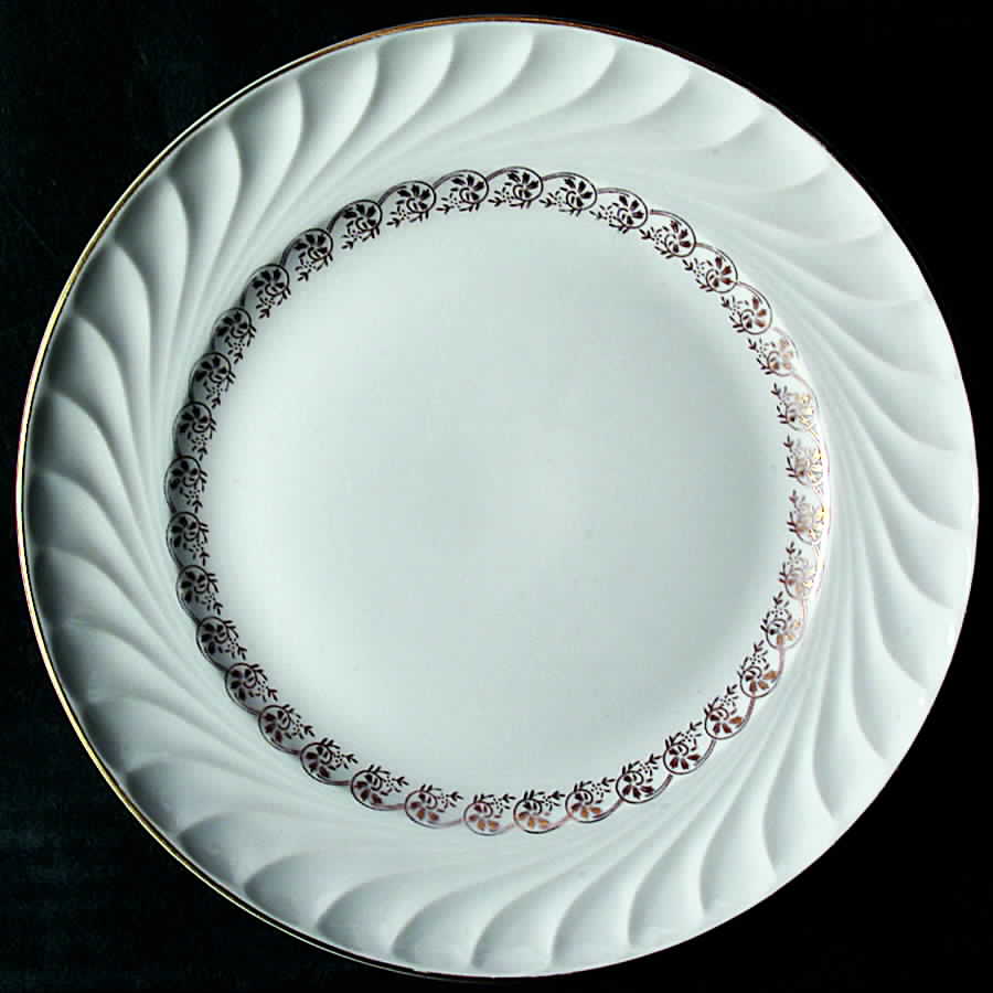 Golden Swirl Salad Plate by Harmony House China-1