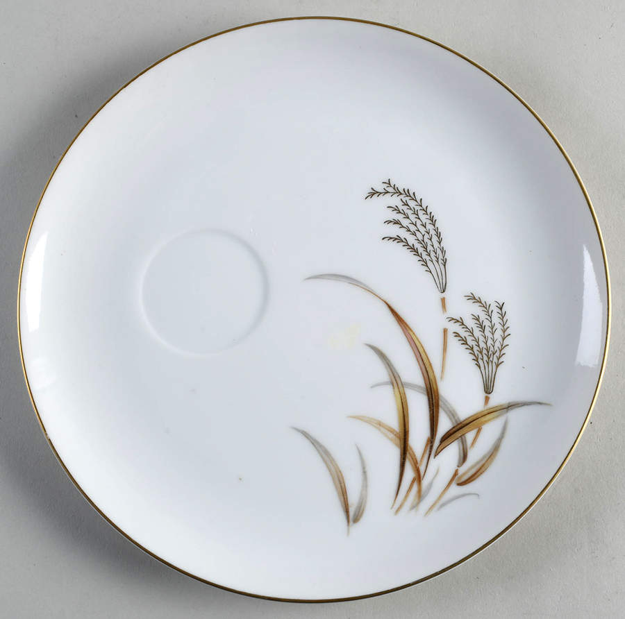 Golden Wheat Snack Plate by Harmony House China-1