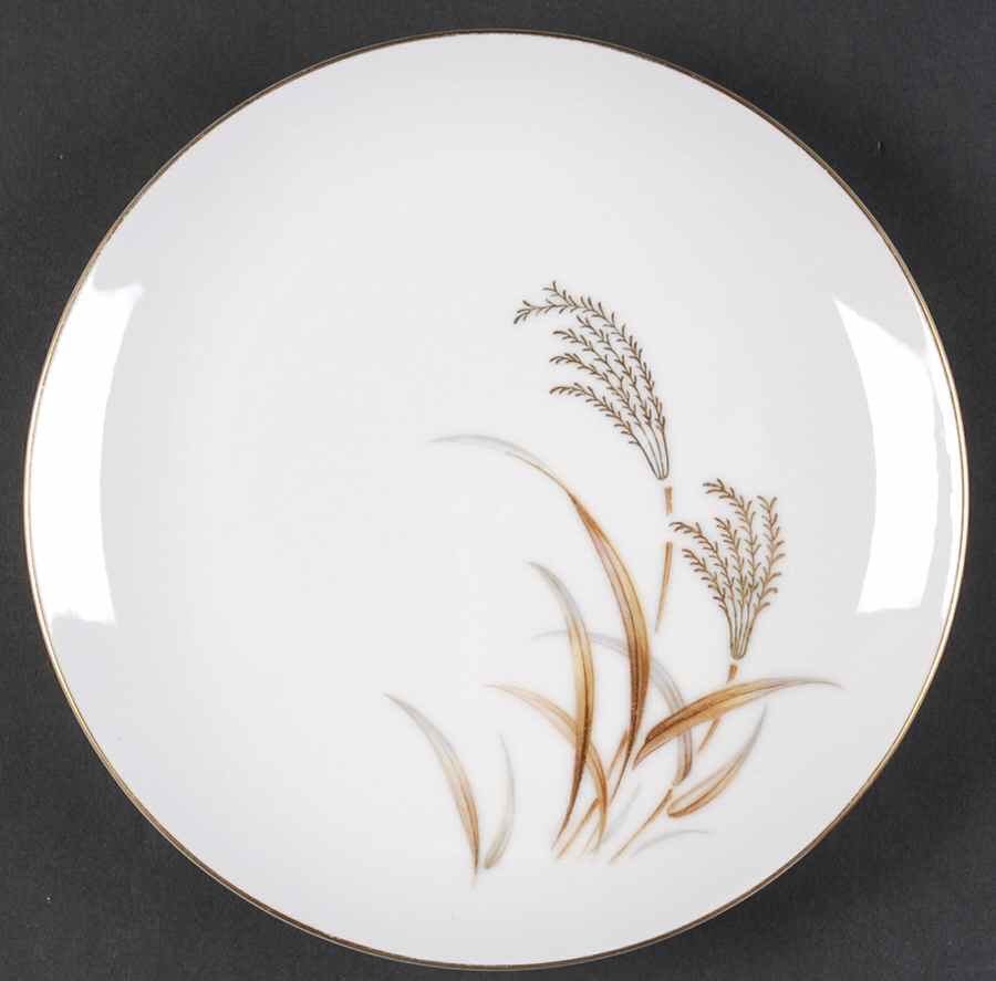 Golden Wheat Salad Plate by Harmony House China-1