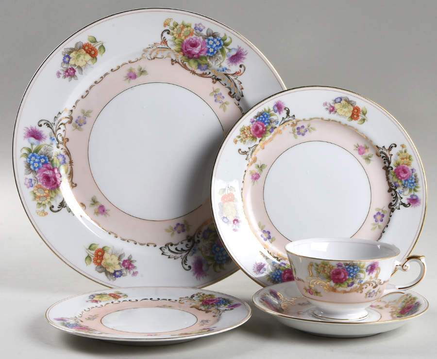 Grandeur 5 Piece Place Setting by Harmony House China-1