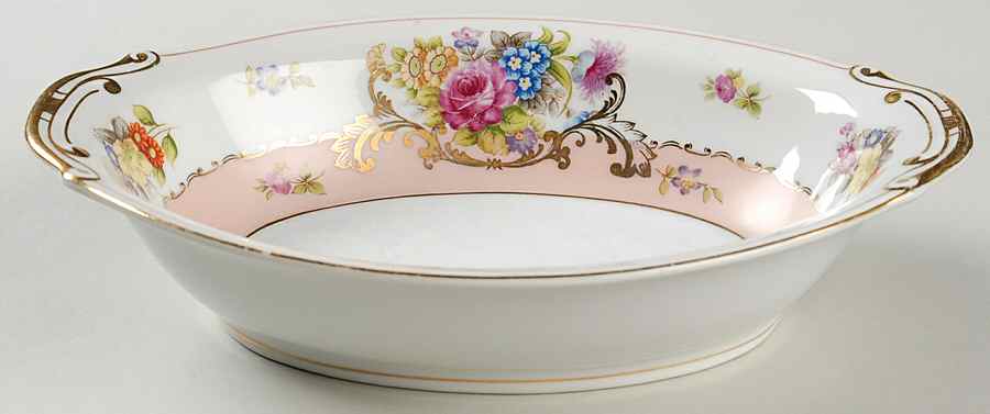 Grandeur 10" Oval Vegetable Bowl by Harmony House China-1