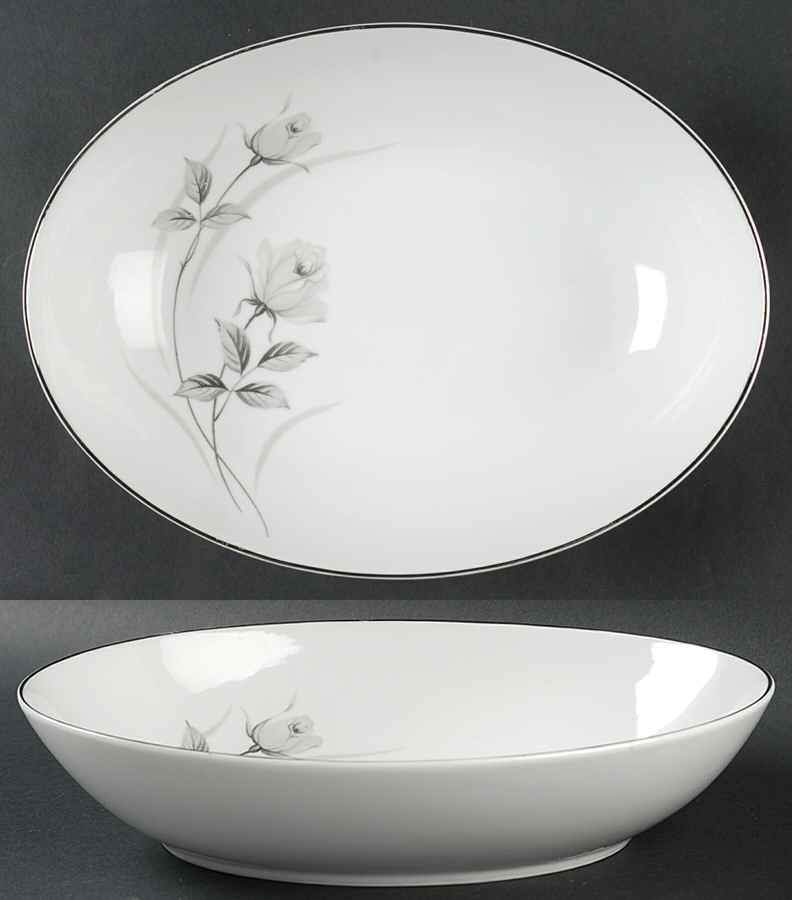Harmony Rose 10" Oval Vegetable Bowl by Harmony House China-1