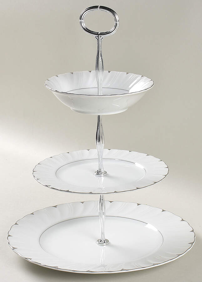Heirloom Tiered Fruit Dip HC by Harmony House China-1