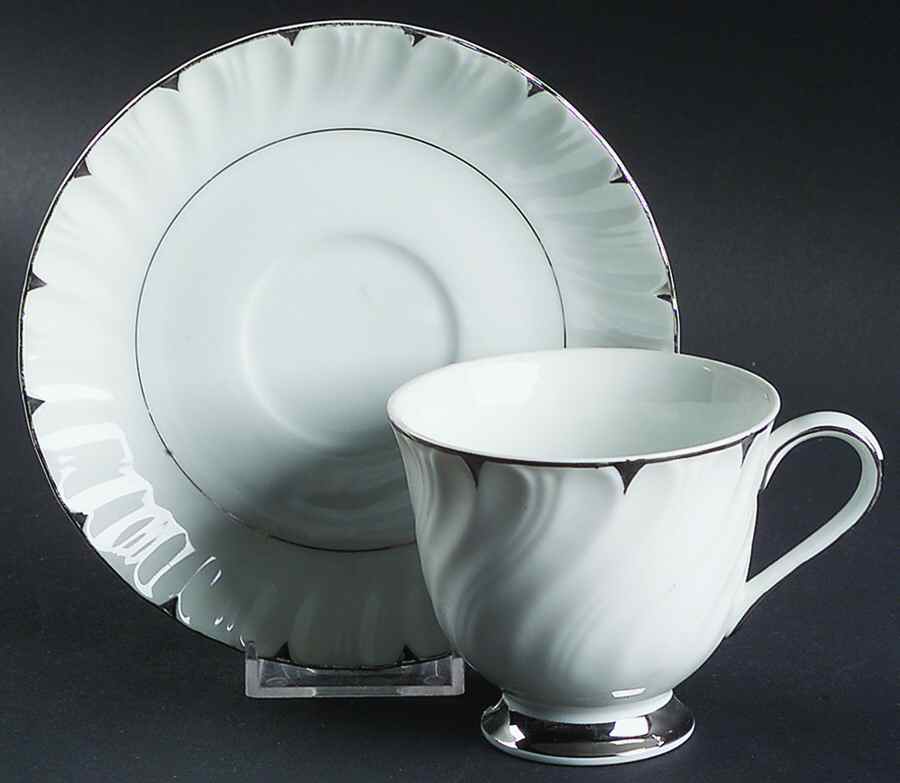Heirloom Footed Cup & Saucer Set by Harmony House China-1