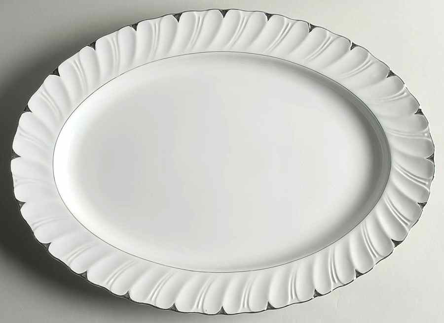 Heirloom 16" Oval Serving Platter by Harmony House China-1