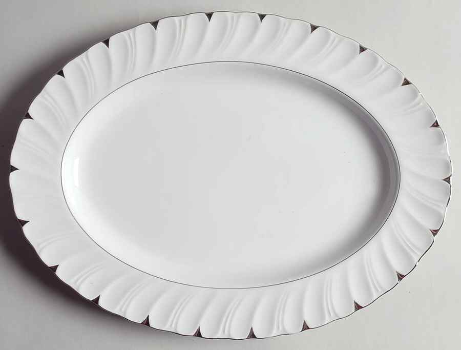 Heirloom 12" Oval Serving Platter by Harmony House China-1