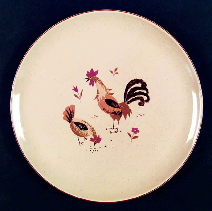 Honey Hen 11" Chop Plate (Round Platter) by Harmony House China-1