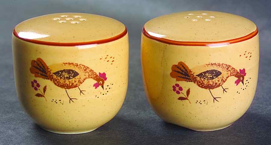 Honey Hen Salt & Pepper Set by Harmony House China-1